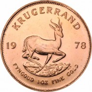 South African Krugerrand Gold Coin_1 oz_obverse_DillonGage